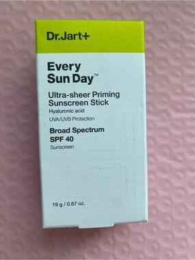 Every Sun Day™ Invisible Priming  Sunscreen Stick SPF 40 Dr. Jart new
